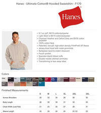 Thumbnail for Hanes Heavyweight Ultimate Cotton Hooded Sweatshirt