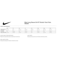 Thumbnail for Embroidered Nike Long Sleeve Dri-FIT Stretch Tech Polo