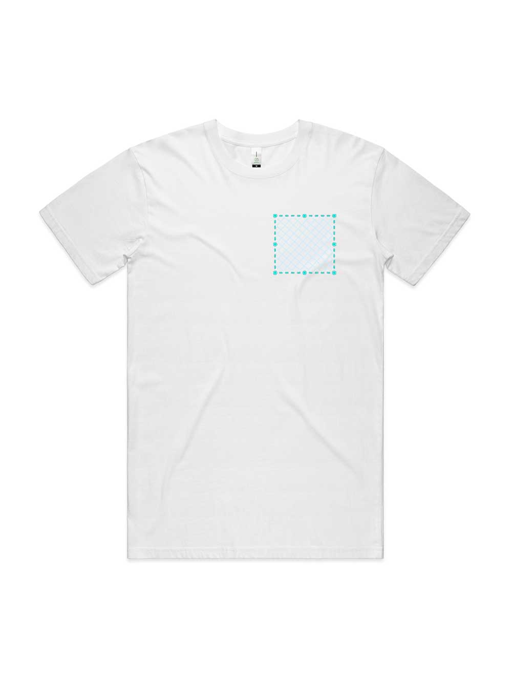 Stitching Logo organic jersey T-shirt