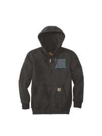 Thumbnail for Embroidered Carhartt ® Rain Defender ® Paxton Heavyweight Hooded Zip-Front Sweatshirt - Constantly Create Shop