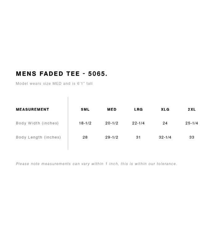 Embroidered AS Colour Staple Faded Tee