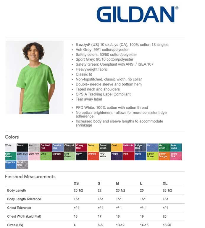 Gildan Ultra Cotton Youth T-Shirt - Constantly Create Shop