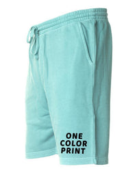 Thumbnail for 24 1-Color Print Pigment Dyed Fleece Shorts - Constantly Create Shop