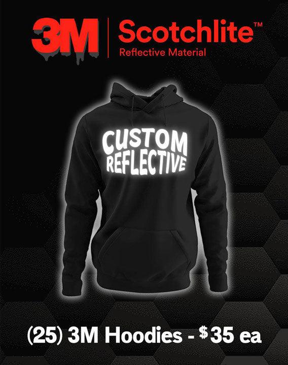 25 3M™ Scotchlite Reflective Printed Hoodies - Constantly Create Shop