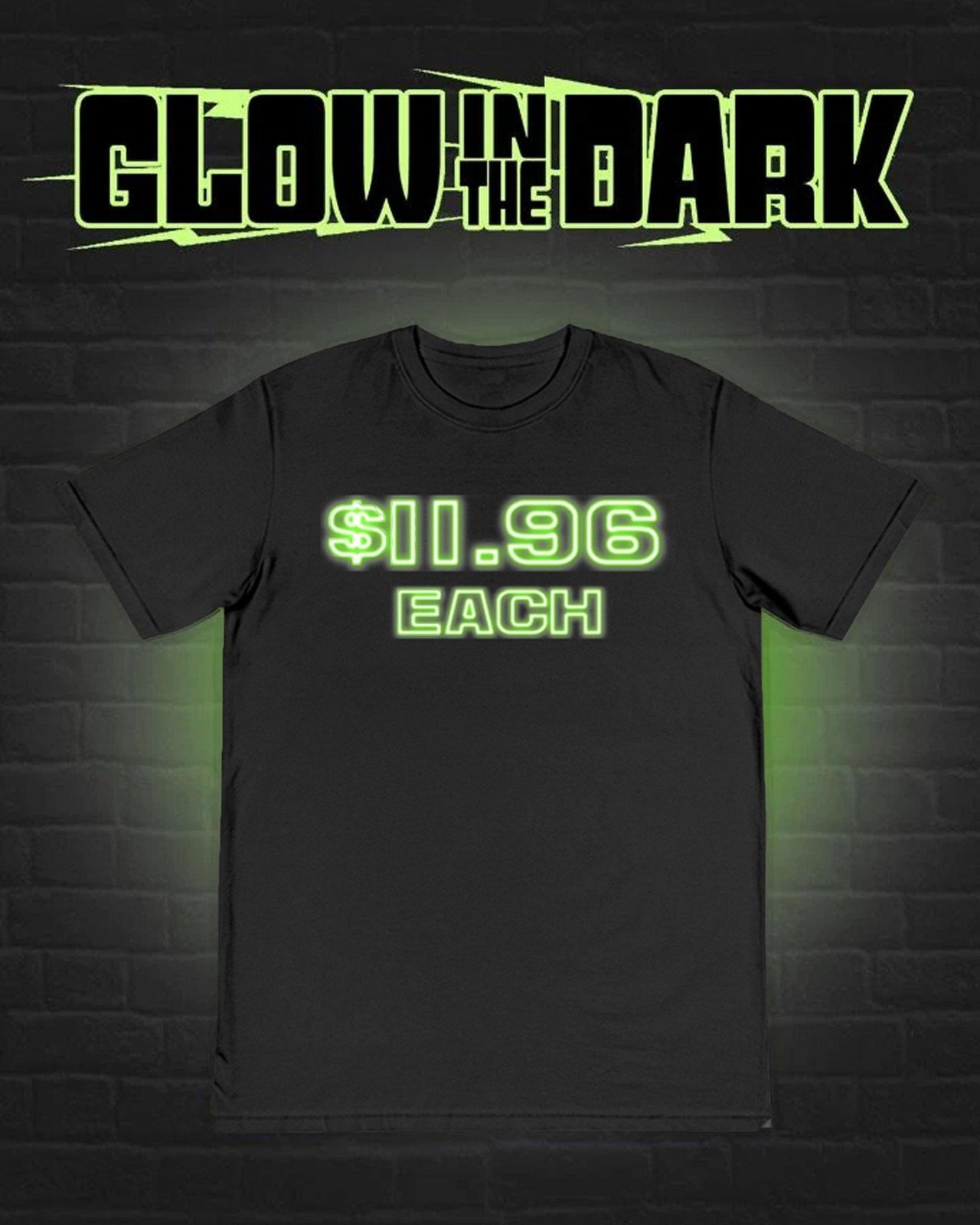 25 Glow in the Dark T-Shirts - Constantly Create Shop