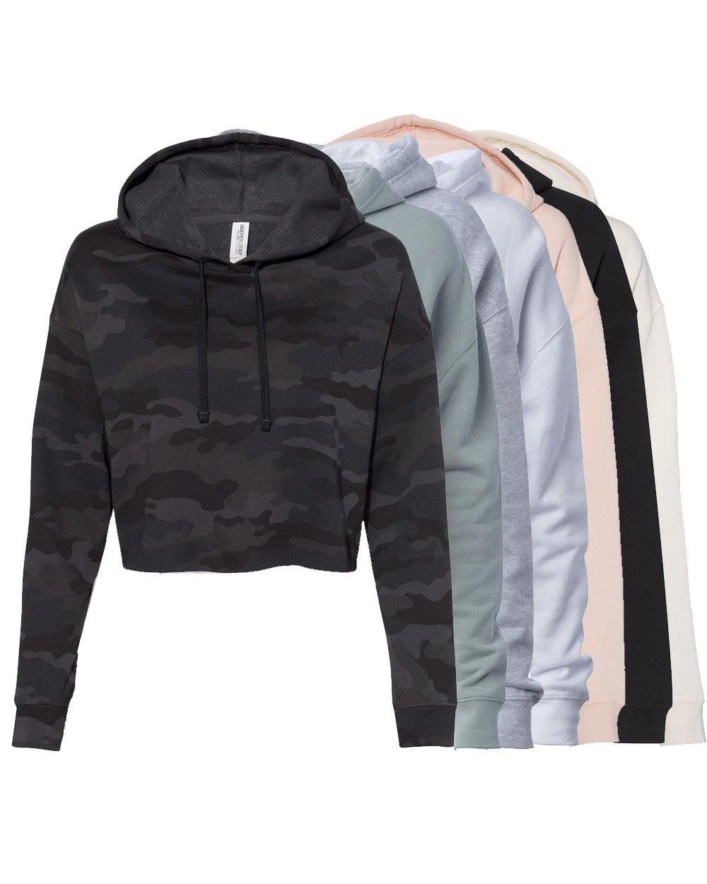 Blank Premium Crop Top Hoodies (Women's) - Constantly Create Shop