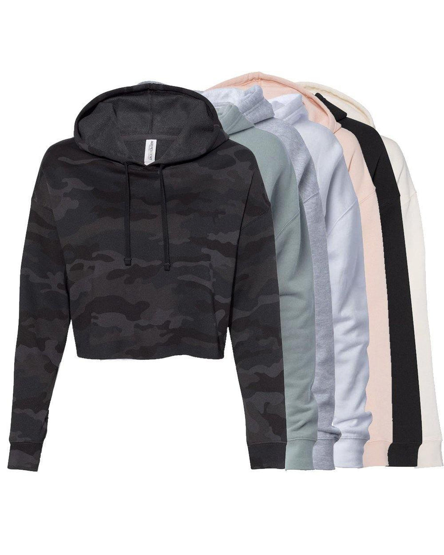 Blank Premium Crop Top Hoodies (Women's) - Constantly Create Shop
