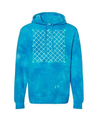 Thumbnail for Blue Aqua Tie Dye Hoodie - Constantly Create Shop