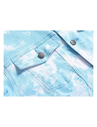 Thumbnail for Cloudy Blue Denim Washed Jacket - Constantly Create Shop