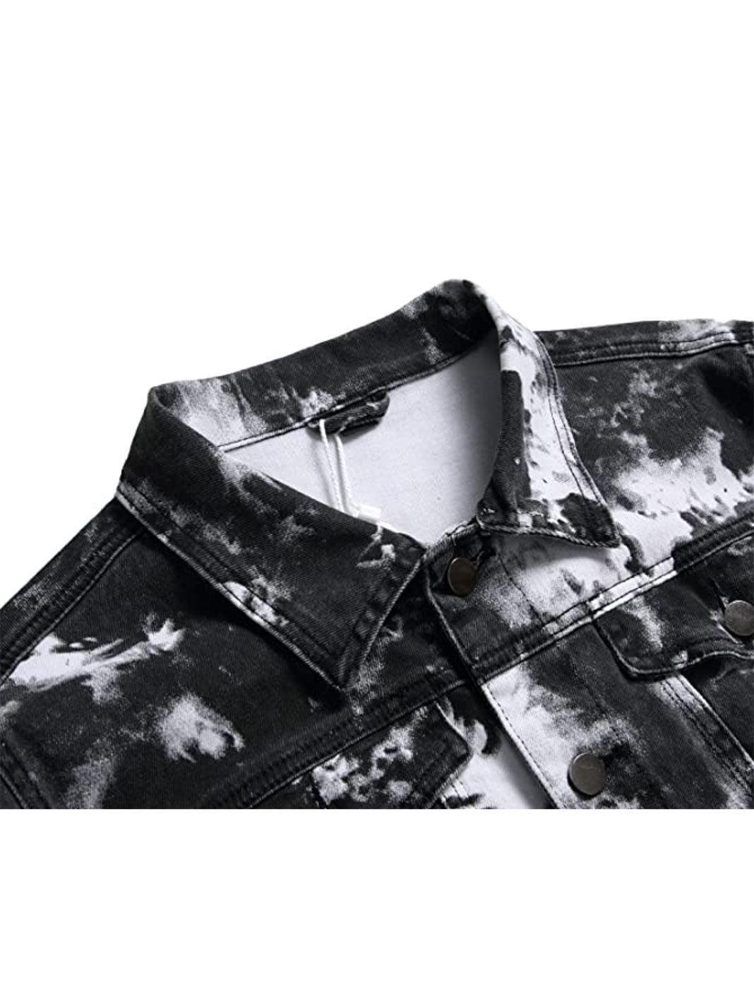 Dark Night Black Denim Washed Jacket - Constantly Create Shop