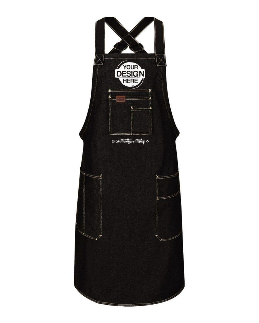 Denim Shop Apron w/ Buckle - Constantly Create Shop