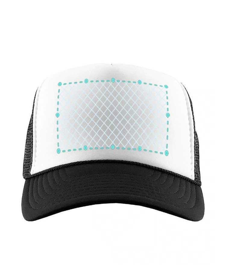Custom Embroidered Bill on Flexfit Trucker Mesh Hat – 2040USA
