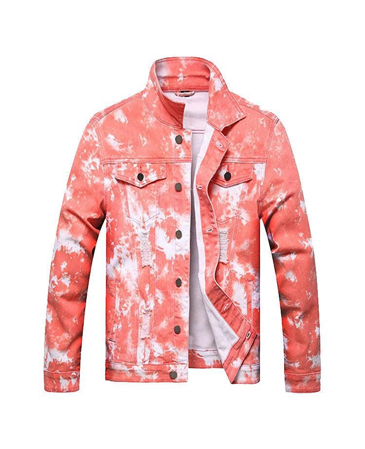 Soft Pink Denim Washed Jacket - Constantly Create Shop