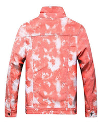 Thumbnail for Soft Pink Denim Washed Jacket - Constantly Create Shop