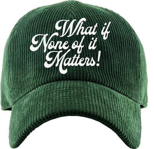 Embroidered Corduroy Dad Hats