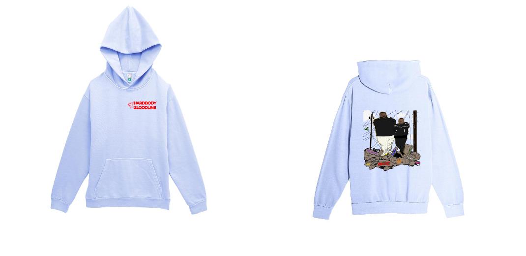 Lane 7 Vintage Urban Heavyweight Oversized Hoodie