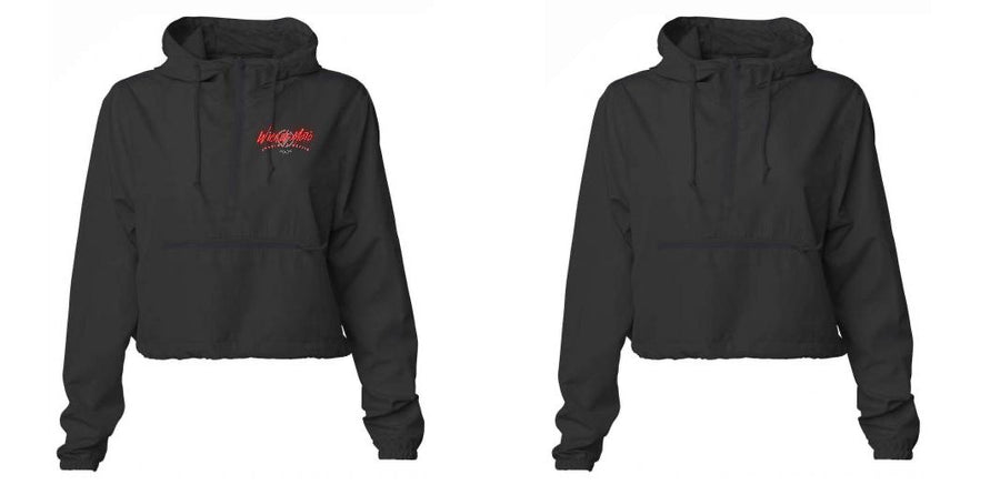 Independent Womens Crop Top Windbreaker Jacket