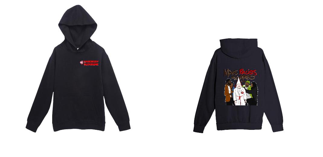 Lane 7 Vintage Urban Heavyweight Oversized Hoodie