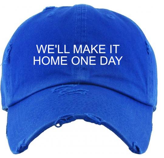 Embroidered Distressed Dad Hats