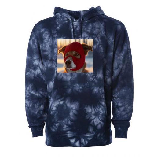 Navy Tie Dye Hoodie