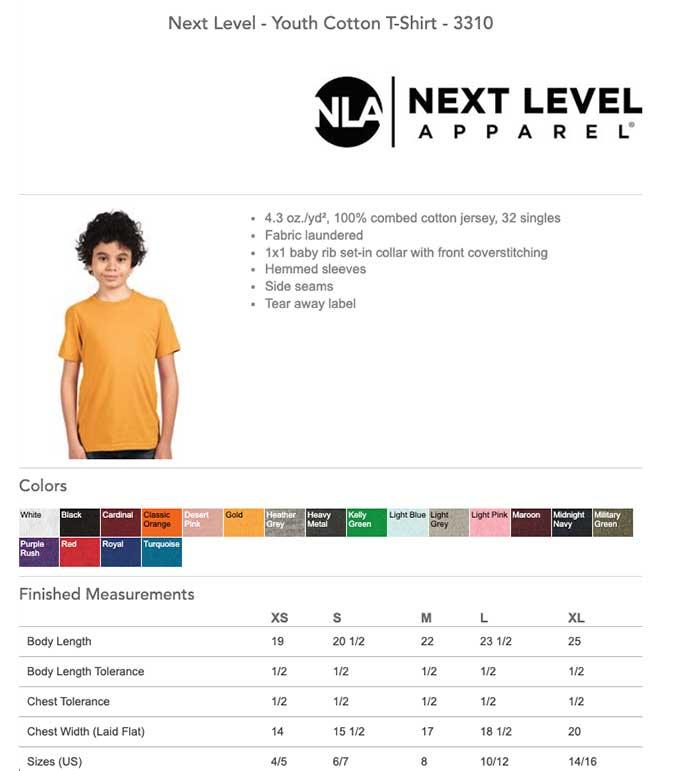 Next Level Youth T-Shirt - Constantly Create Shop