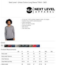 Thumbnail for Embroidered Next Level Long Sleeve Shirt - Constantly Create Shop