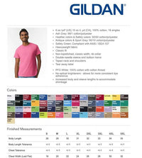 G200 Size Chart Gildan Ultra Cotton T-shirt Size Chart 2000 Size