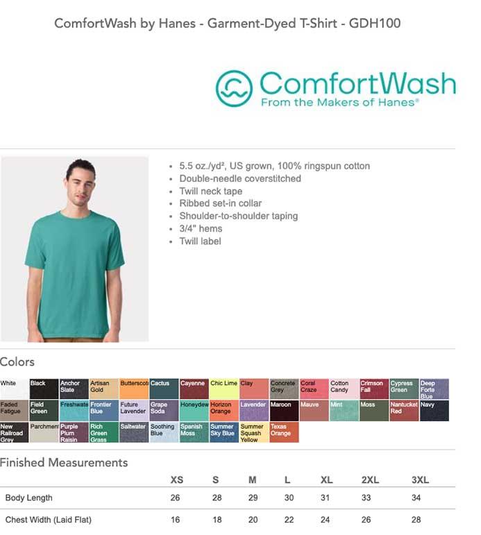 Comfort Wash Garment-Dyed T-Shirt