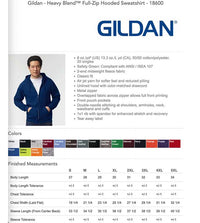 Thumbnail for Gildan Heavy Blend™ Full-Zip Hooded Sweatshirt