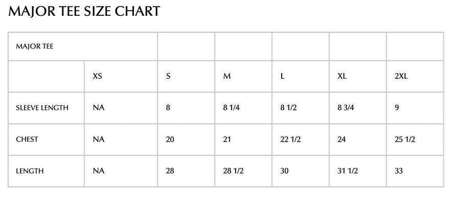 10 MADE Blanks Major Tees - Jumbo Print - Constantly Create Shop