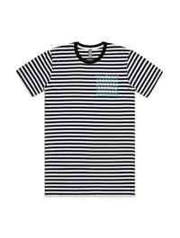 Thumbnail for Embroidered AS Colour Staple Stripe Tee