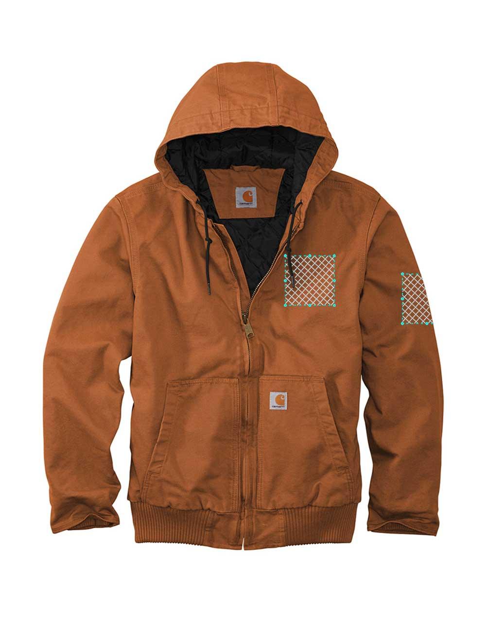 Embroidered Carhartt® Washed Duck Active Jac - Constantly Create Shop