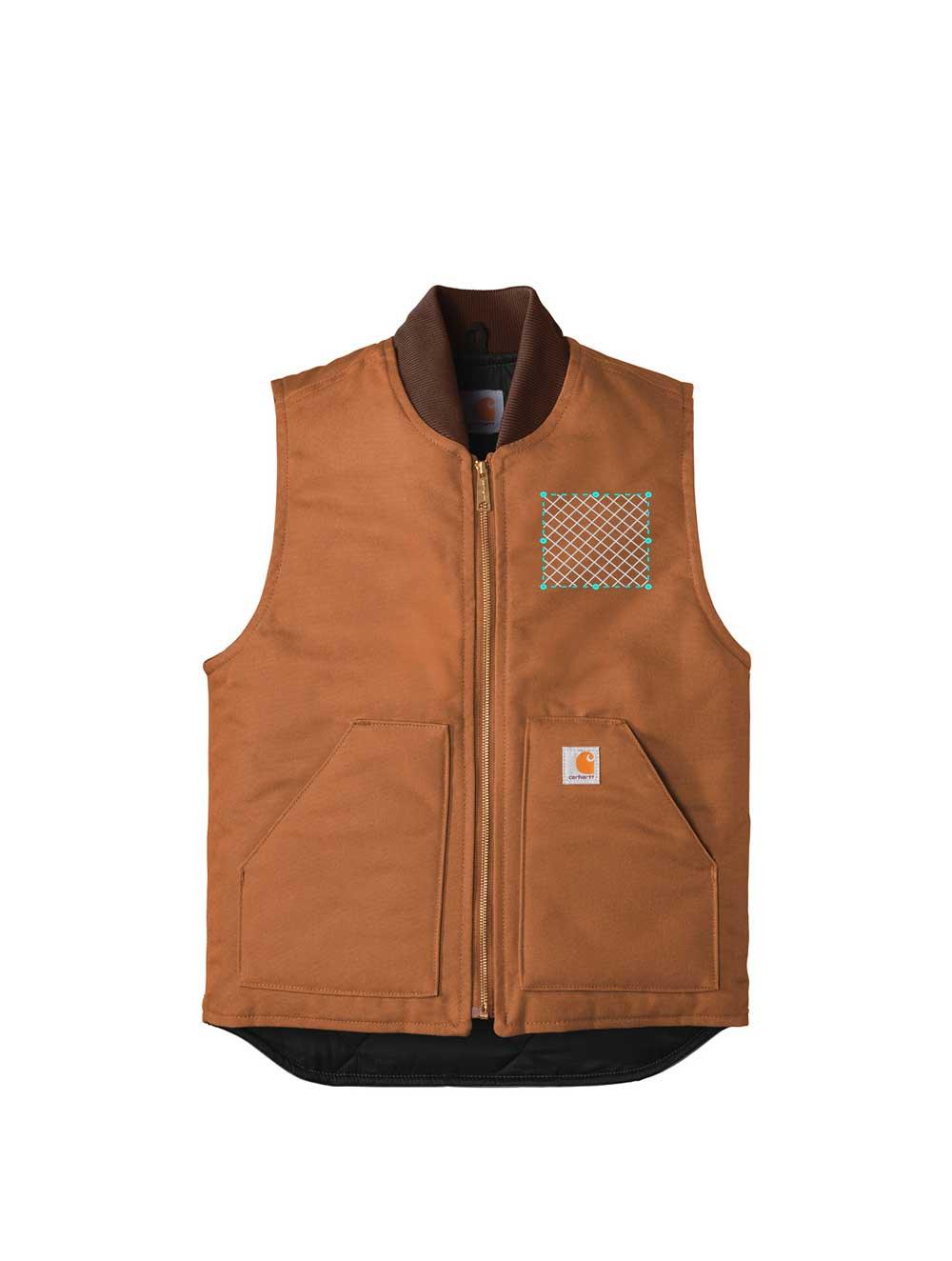 Embroidered Carhartt ® Duck Vest - Constantly Create Shop