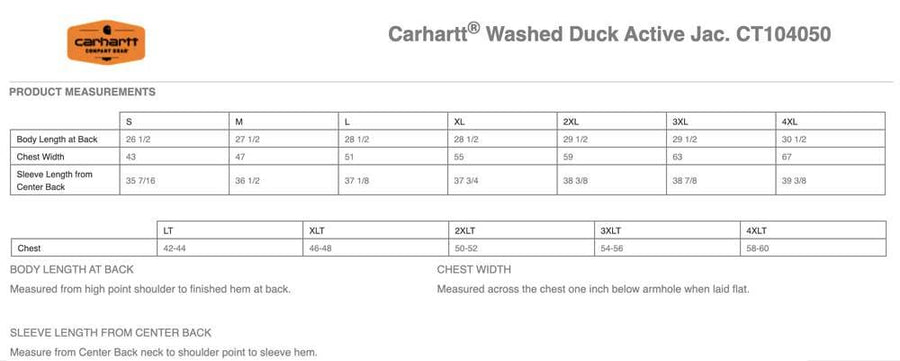 Embroidered Carhartt® Washed Duck Active Jac - Constantly Create Shop
