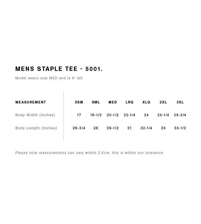 Embroidered AS Colour Staple Tee