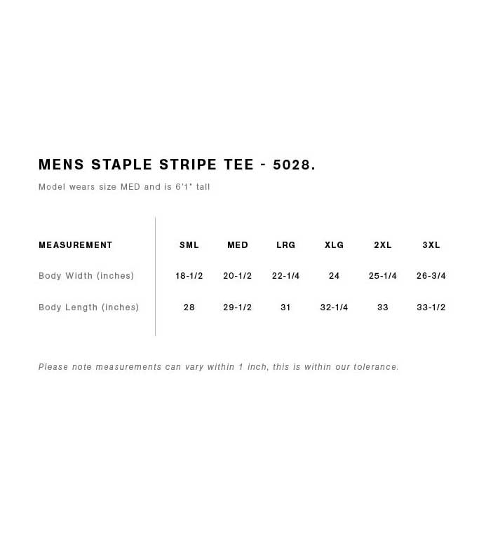 AS Colour Staple Stripe Tee