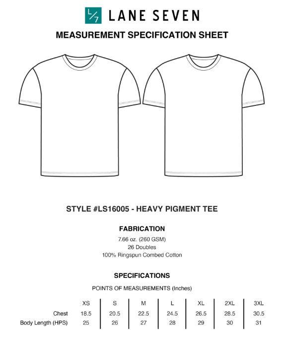 10 Lane 7 Heavy Box Tees - Jumbo Print - Constantly Create Shop
