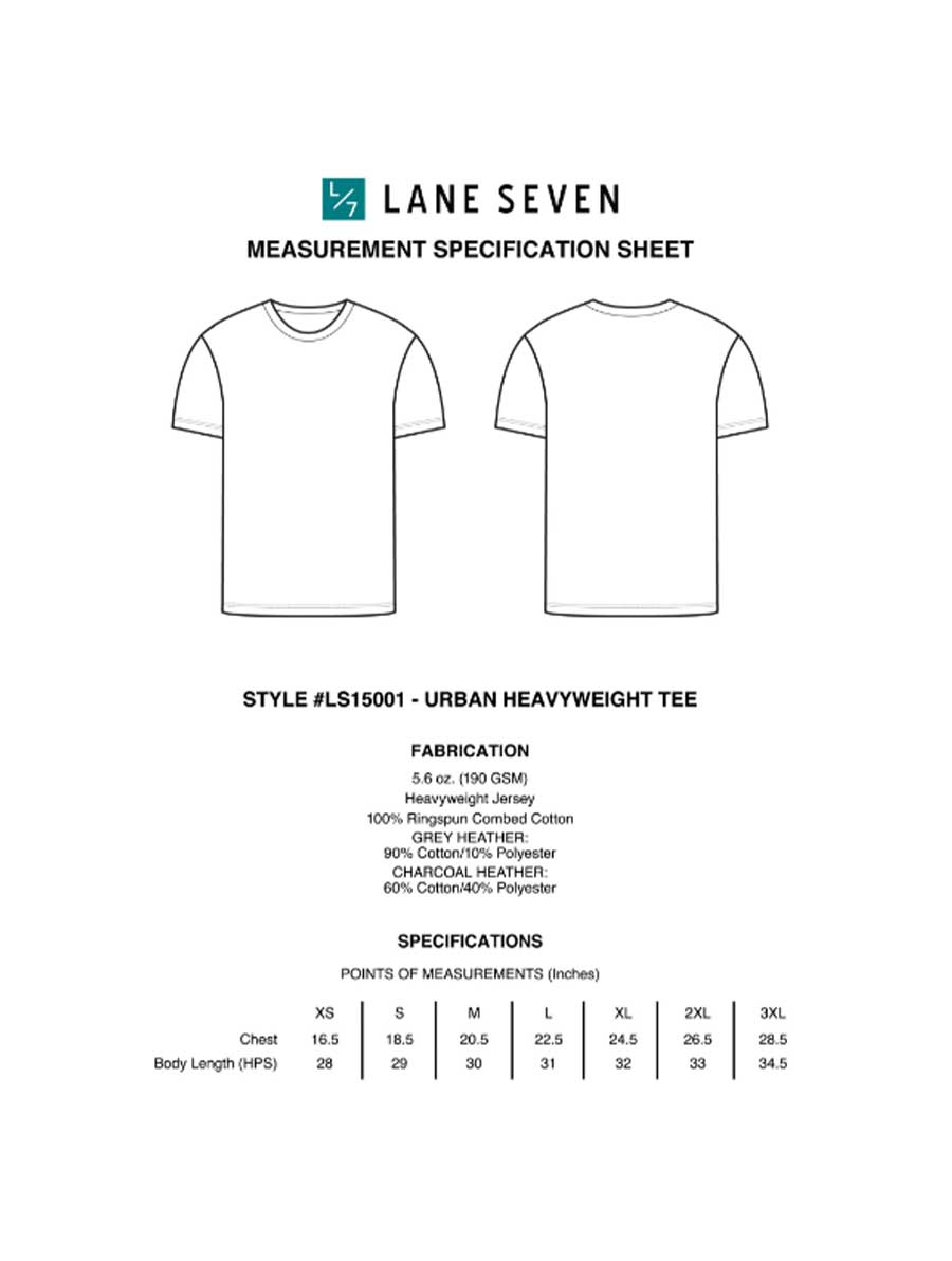 Lane 7 Urban Heavyweight T-Shirt
