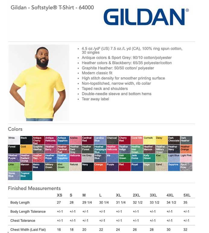 Embroidered Gildan Softstyle T-Shirt - Constantly Create Shop