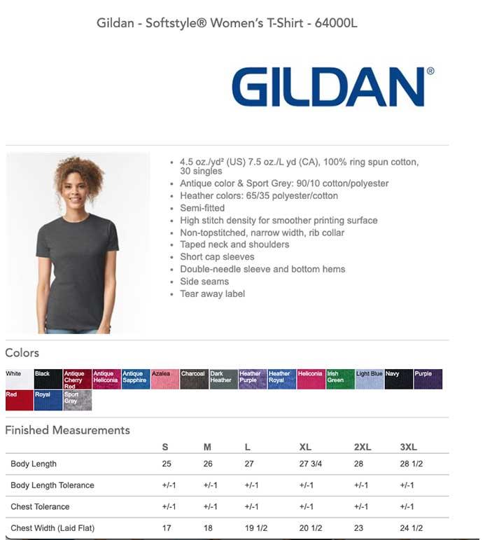 Gildan Softstyle Women's T-Shirt - Constantly Create Shop