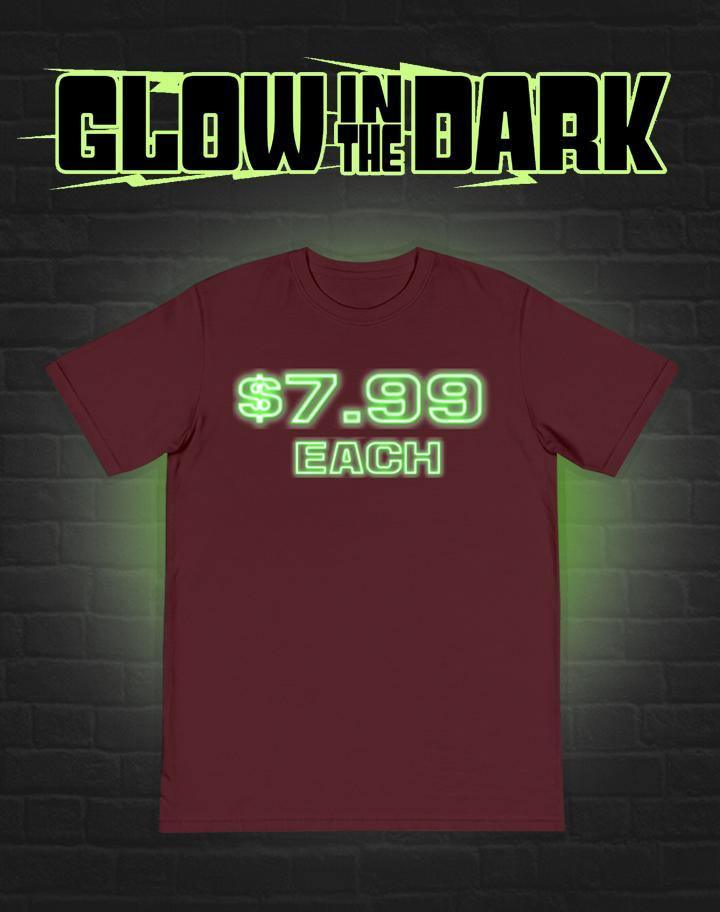 100 Glow in the Dark T-Shirts - Constantly Create Shop