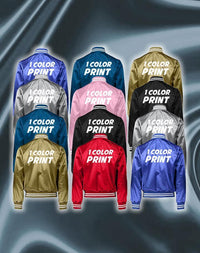 Thumbnail for 12 1-Color Print Satin Jackets - Constantly Create Shop