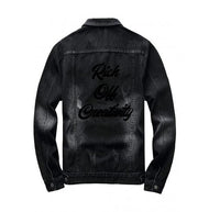 Thumbnail for Shady Black Denim Washed Jacket