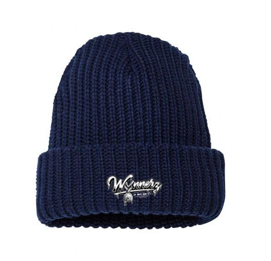 Embroidered Chunky Knit Beanies