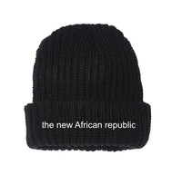 Thumbnail for Embroidered Chunky Knit Beanies
