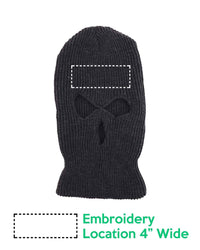Thumbnail for 24 Embroidered Black Ski Masks - Constantly Create Shop