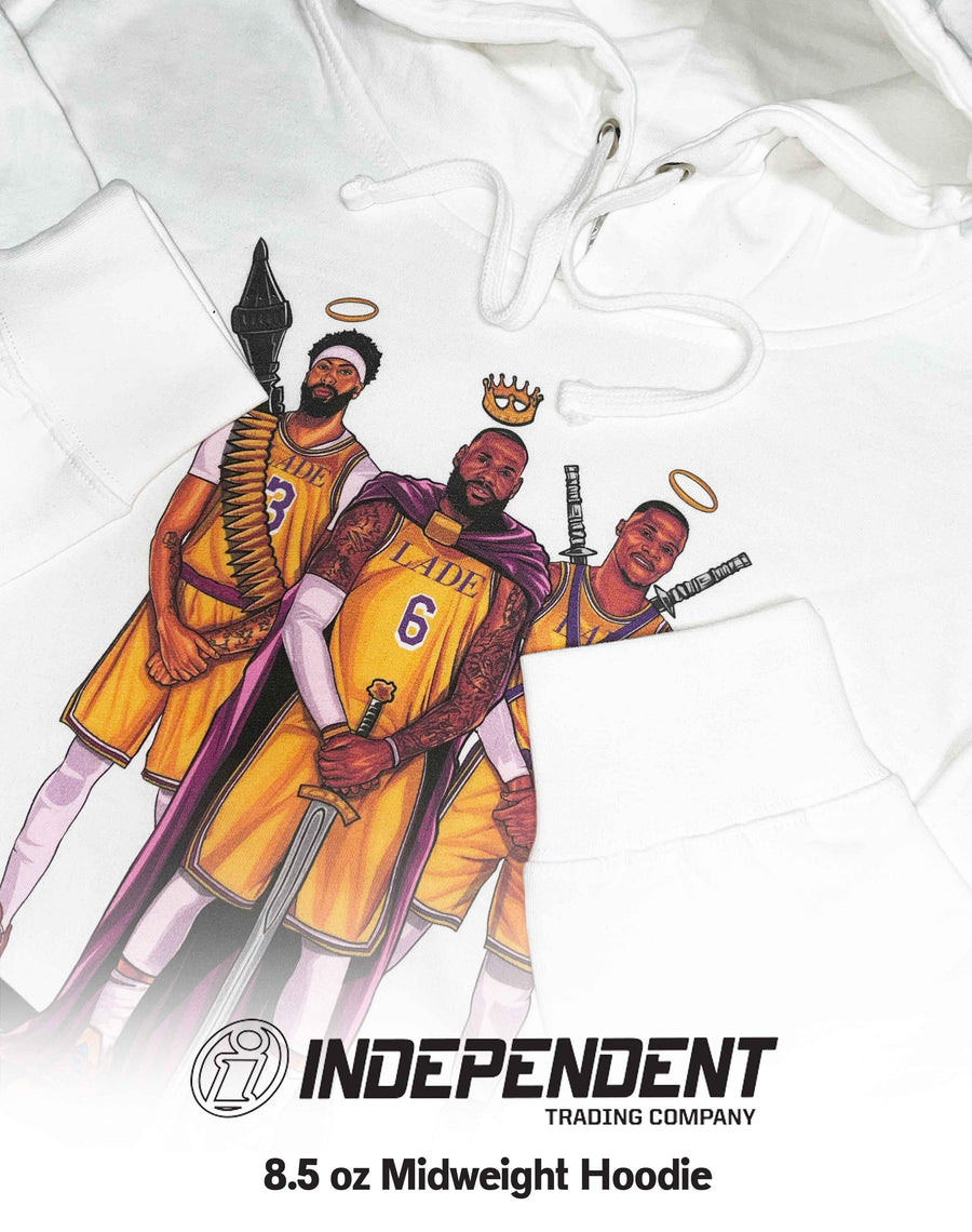 25 White Hoodies - Full Color Print - Constantly Create Shop