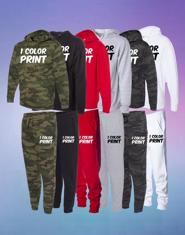 36 1-Color Print Jogger Sets - Constantly Create Shop