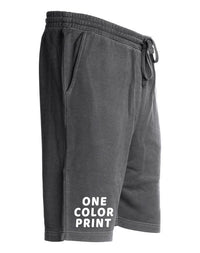 Thumbnail for 48 1-Color Print Pigment Dyed Fleece Shorts - Constantly Create Shop