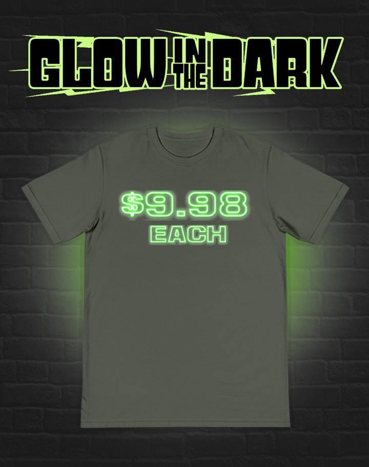 50 Glow in the Dark T-Shirts - Constantly Create Shop